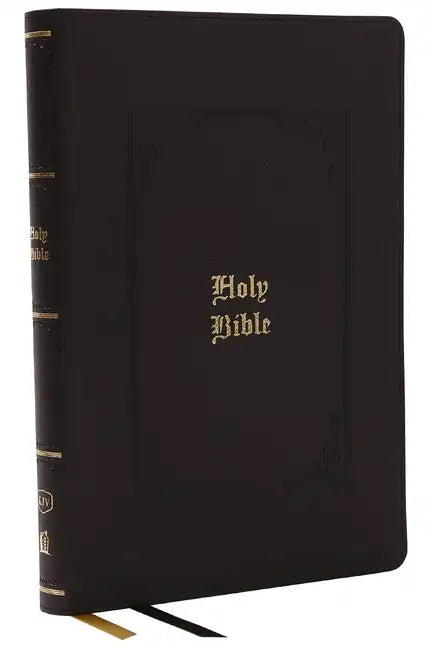 KJV Holy Bible: Giant Print Thinline Bible, Black Leathersoft, Red Letter, Comfort Print: King James Version (Vintage Series) - Imitation Leather