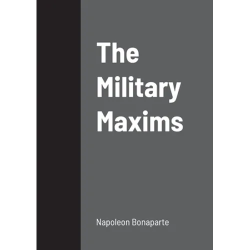 The Military Maxims - Paperback