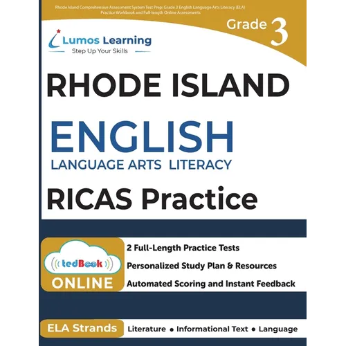 Rhode Island Comprehensive Assessment System Test Prep: RICAS Study Guide - Paperback
