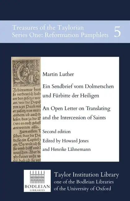 Ein Sendbrief vom Dolmetschen und Fürbitte der Heiligen / An Open Letter on Translating and the Intercession of Saints - Paperback