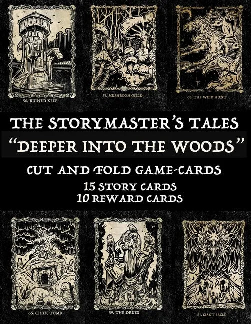 The Storymaster's Tales Deeper into the Woods: Cut and Fold Game-cards - Paperback
