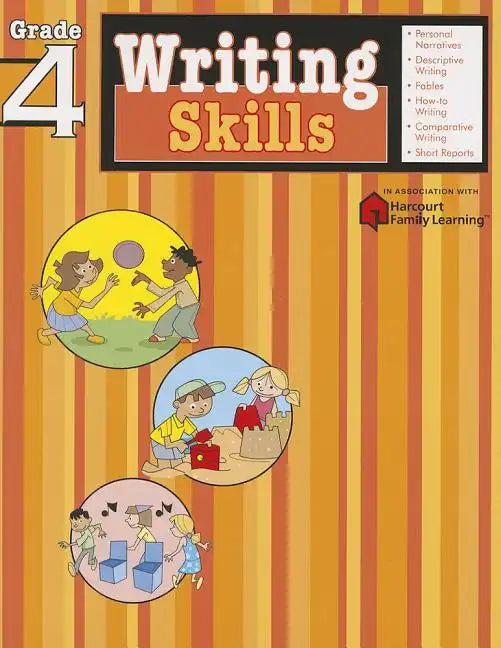 Writing Skills: Grade 4 (Flash Kids Harcourt Family Learning) - Paperback