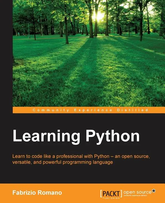 Learning Python: Learn to code like a professional with Python - an open source, versatile, and powerful programming language - Paperback