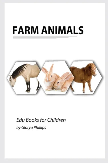 Farm Animals: Montessori real Farm Animals book, bits of intelligence for baby and toddler, children's book, learning resources - Paperback
