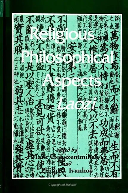 Religious and Philosophical Aspects of the Laozi - Paperback