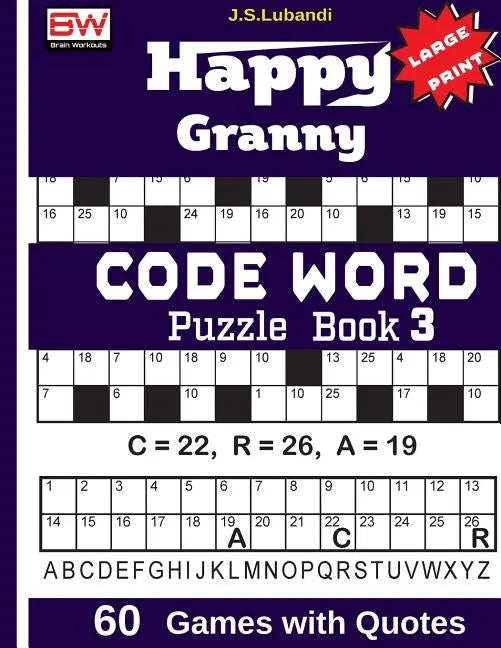 Happy Granny (CODE WORD) Puzzle Book - Paperback