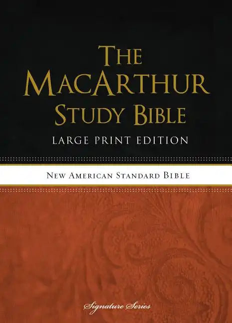 MacArthur Study Bible-NASB-Large Print - Hardcover