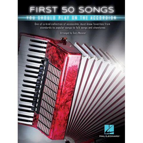 First 50 Songs You Should Play on the Accordion - Paperback