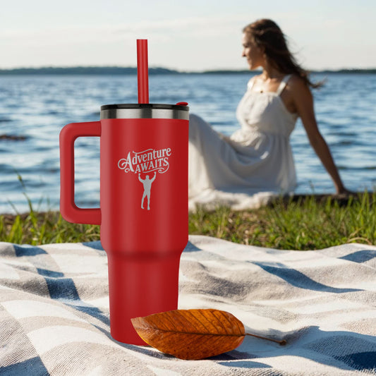 Adventure Awaits Graduation Pinnacle Engraved 40 oz Tumbler