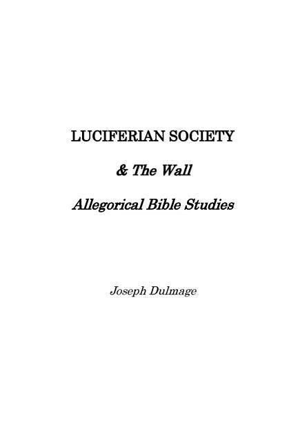 Luciferian Society - Paperback