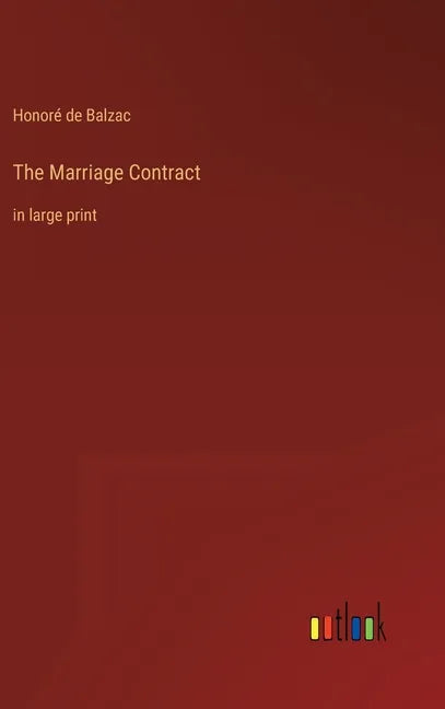The Marriage Contract: in large print - Hardcover