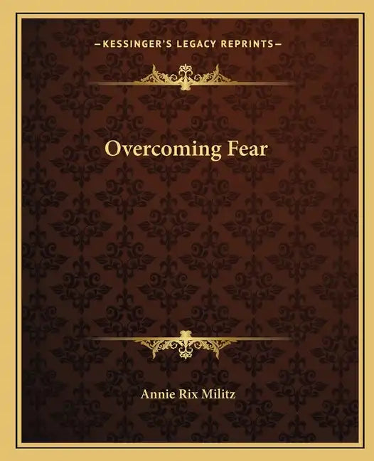 Overcoming Fear - Paperback