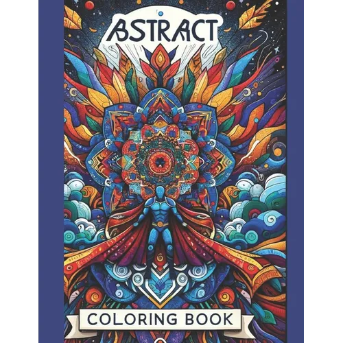 Abstract Coloring Book - MHA Mandala Style - Paperback
