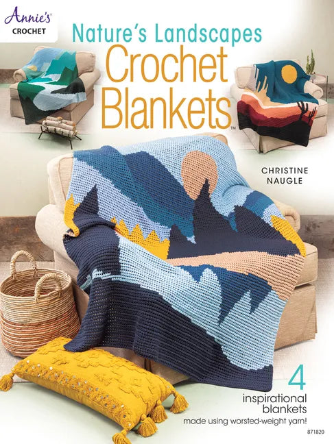 Nature's Landscapes Crochet Blankets - Paperback