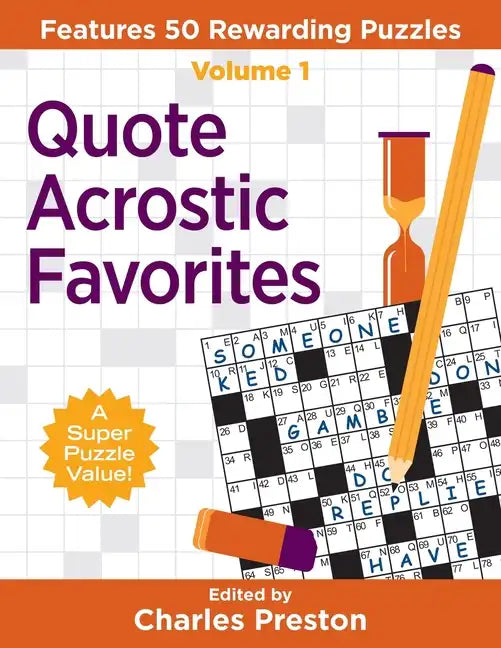 Quote Acrostic Favorites: Features 50 Rewarding Puzzles - Paperback