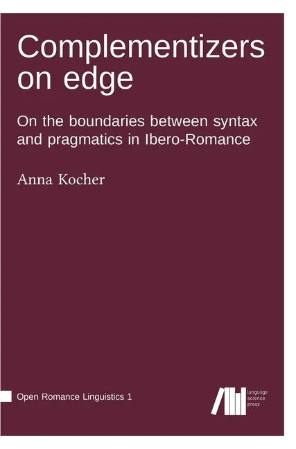 Complementizers on edge - Hardcover