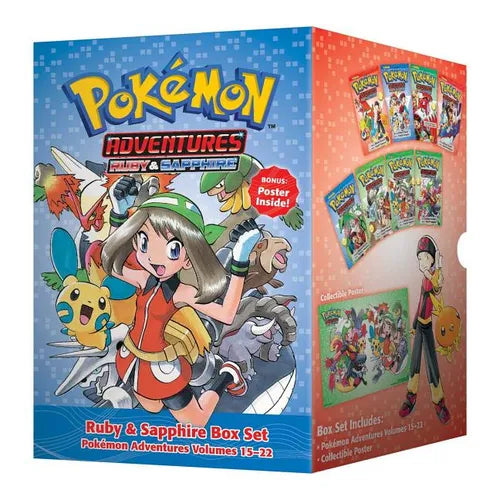 Pokémon Adventures Ruby & Sapphire Box Set: Includes Volumes 15-22 - Paperback