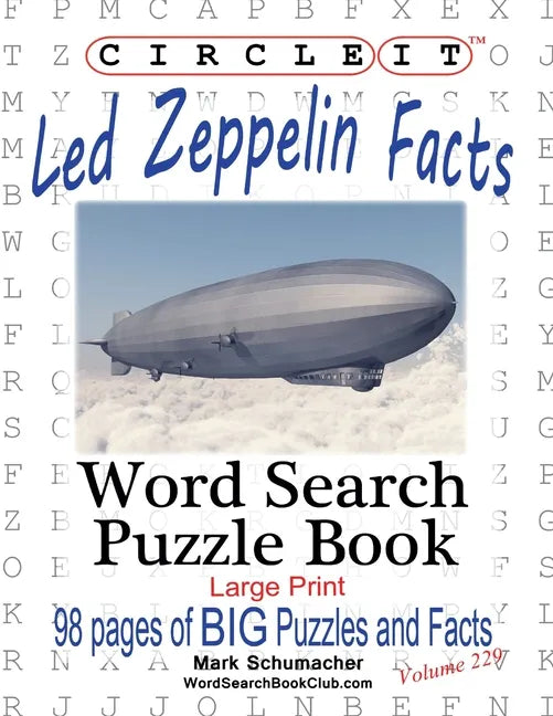 Circle It, Led Zeppelin Facts, Word Search, Puzzle Book - Paperback