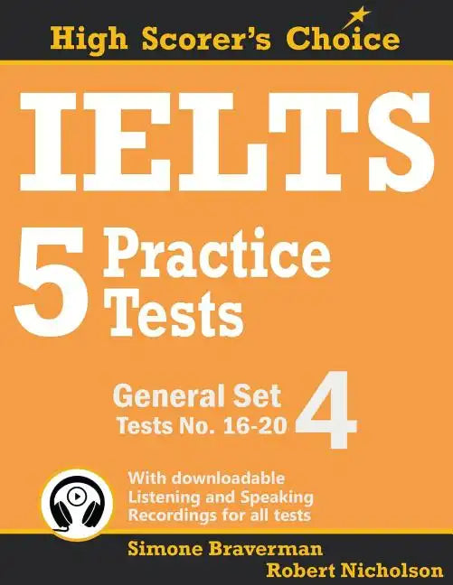 IELTS 5 Practice Tests, General Set 4: Tests No. 16-20 - Paperback