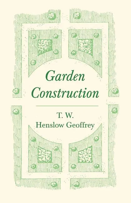 Garden Construction - Paperback