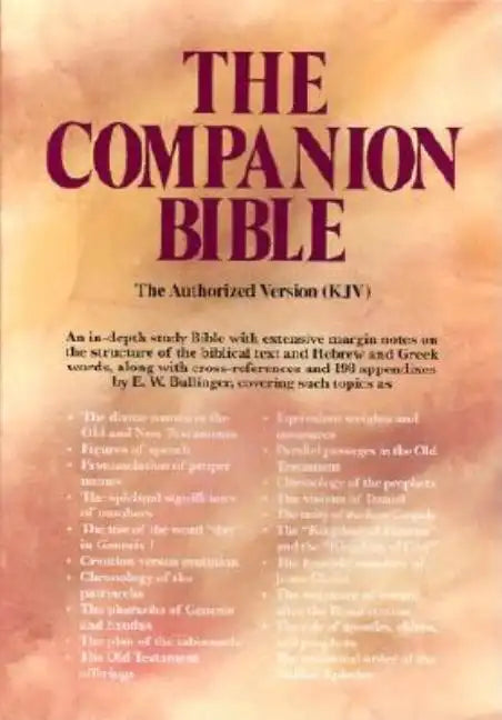 Companion Bible-KJV - Leather