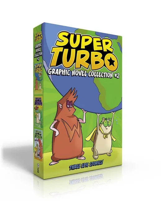 Super Turbo Graphic Novel Collection #2 (Boxed Set): Super Turbo Protects the World; Super Turbo and the Fire-Breathing Dragon; Super Turbo vs. Wonder - Paperback