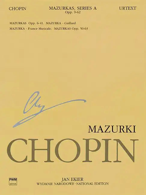 Mazurkas: Chopin National Edition 4a, Vol. IV - Paperback