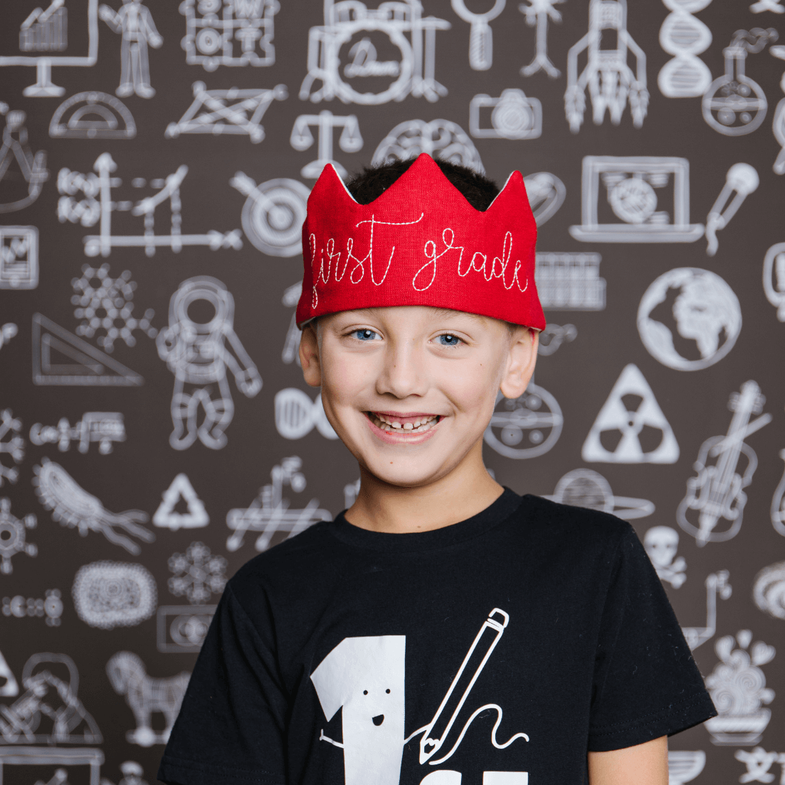 Personalized Back to School Crown