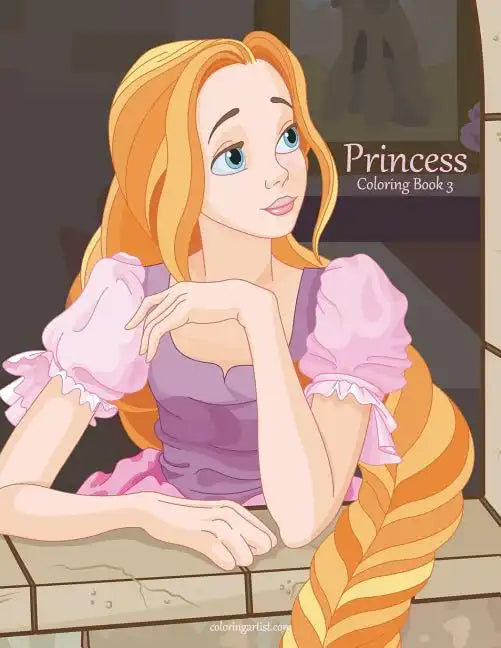 Princess Coloring Book 3 - Paperback