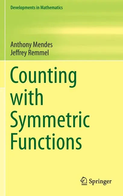 Counting with Symmetric Functions - Hardcover