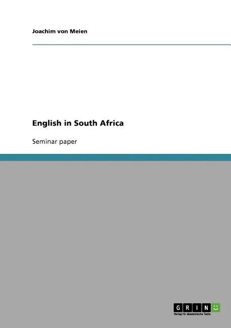 English in South Africa - Paperback