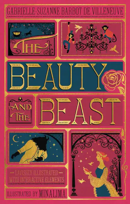 Beauty and the Beast, the (Minalima Edition): (Illustrated with Interactive Elements) - Hardcover