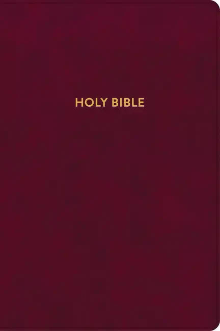 KJV Rainbow Study Bible, Burgundy Leathertouch, Indexed - Imitation Leather