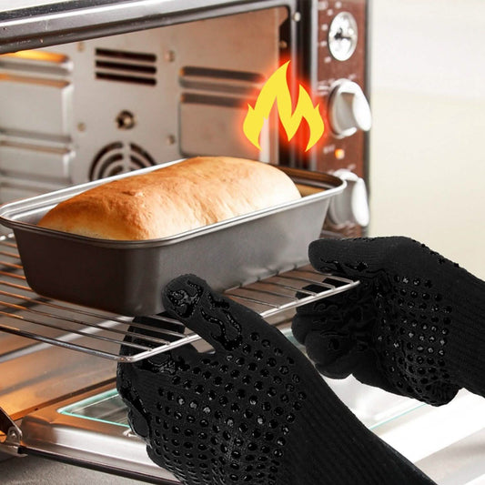 BBQ Gloves 1472°F Heat Resistant Grill Gloves Anti-slip