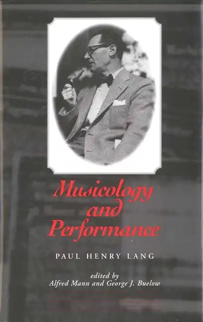 Musicology and Performance - Hardcover