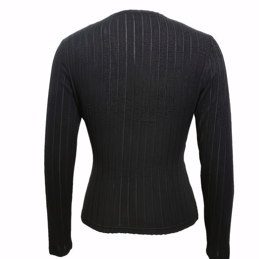Women’s Pleated V-Neck Top