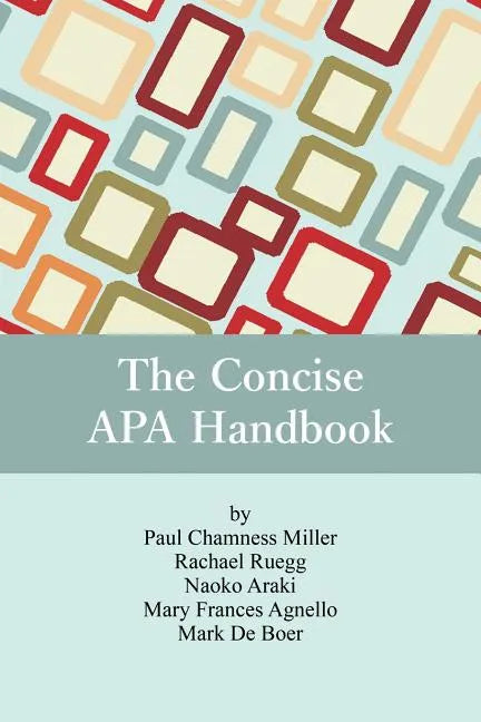 The Concise APA Handbook - Paperback