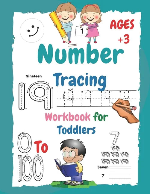 Number Tracing Workbook for Toddlers: Handwriting Alphabet, Number And Shapes Workbook For Kids, Learn numbers 0 to 100, Book for Kids and Preschooler - Paperback