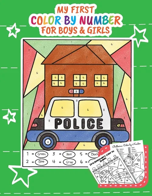 My First Color by Number for boys and girls: Fun for boys and girls, Educational Worksheets - Paperback