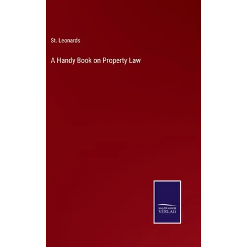 A Handy Book on Property Law - Hardcover