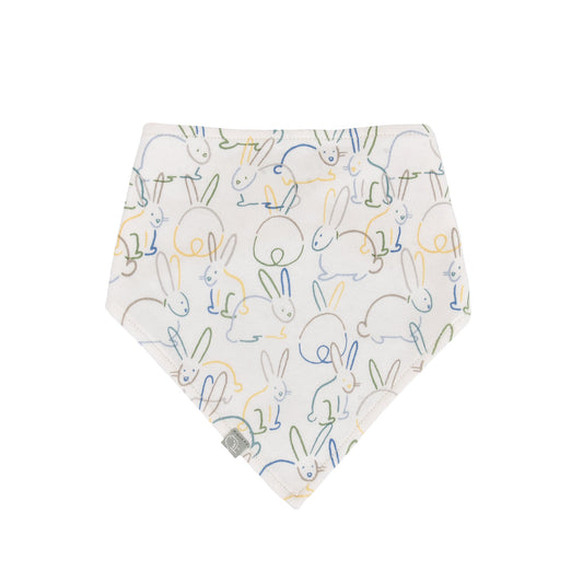 kerchief bib | bunnies