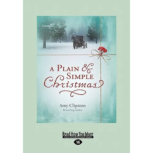 A Plain & Simple Christmas (Large Print 16pt) - Paperback