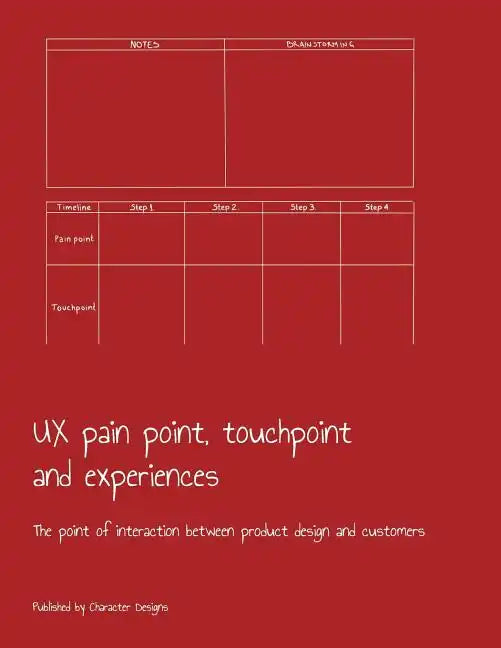 UX pain point, touchpoint and experiences: The point of interaction between product design and customers - Paperback