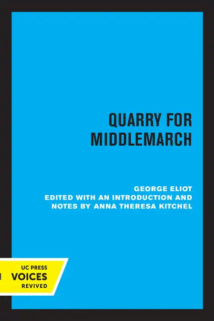 Quarry for Middlemarch - Paperback