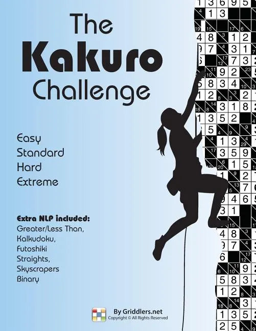 The Kakuro Challenge: Easy, Standard, Hard, Extreme Kakuro Puzzles - Paperback