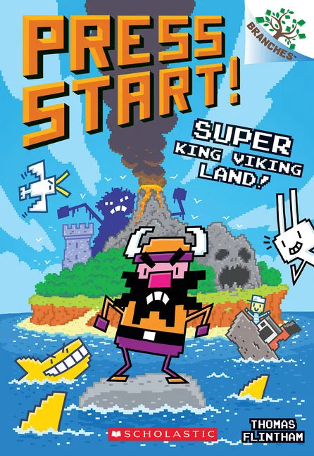 Super King Viking Land!: A Branches Book (Press Start! #13) - Paperback