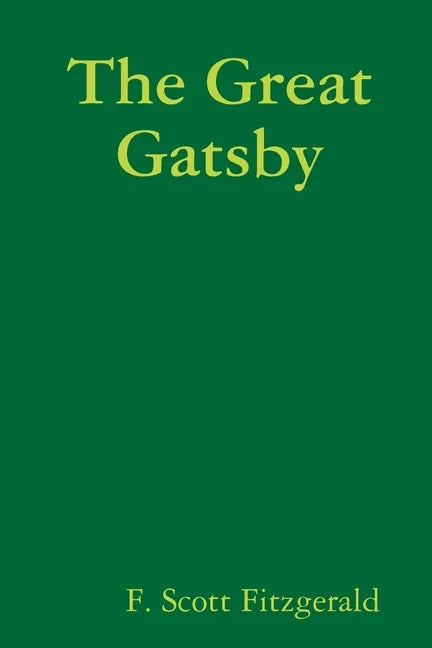 The Great Gatsby - Paperback