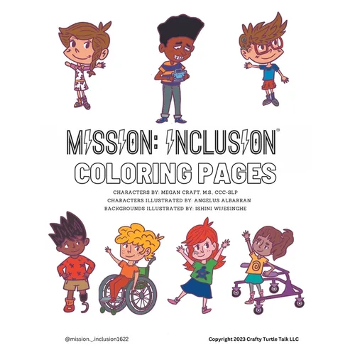 Mission: Inclusion Coloring Pages: Inclusion Coloring - Paperback