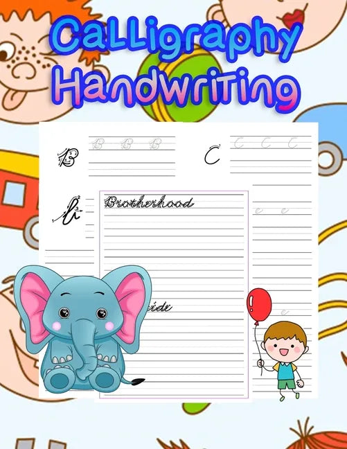 Calligraphy Handwriting: handwriting tracing workbook-handwriting practice paper for kids-handwriting practice sheets - Paperback