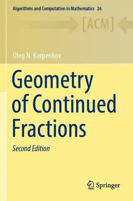Geometry of Continued Fractions - Paperback